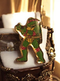 Pin's Tortues Ninja vintage 90s TMNT – Raphael – badge rétro accessoire