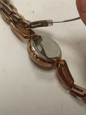 Montre femme Nicca vintage dorée cadran étoiles rétro montre-bracelet ancien