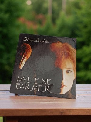Vinyle 45 tours Mylène Farmer Désenchantée vintage ancien disque collector