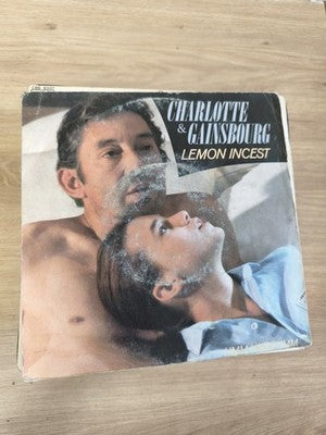 Vinyle 45T vintage Charlotte & Serge Gainsbourg Lemon Incest CBS 6307 pochette u