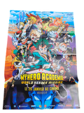 Poster My Hero Academia World Heroes' Mission cinéma, affiche manga couleur