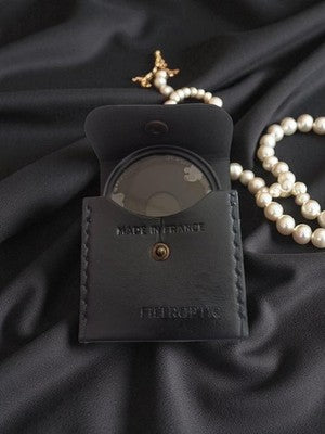 Filtre optique ancien FILEROPTIC vintage France pour appareil photo étui noir