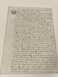 Acte manuscrit administratif XIXe, papier timbré 75 c., succession