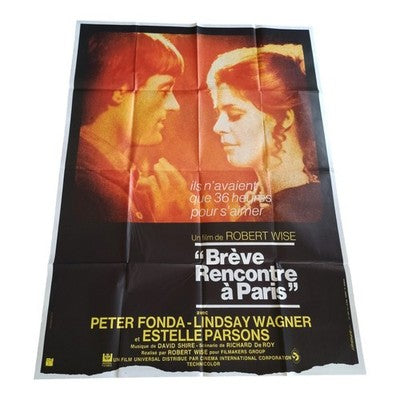 Affiche cinéma Brève Rencontre à Paris 120x160 cm film Robert Wise