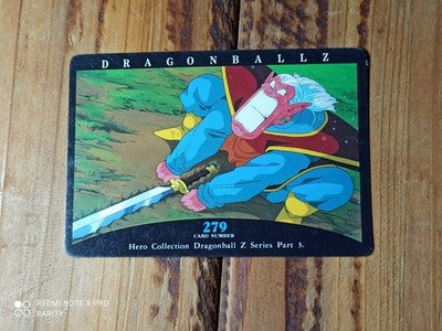 Carte Dragon Ball Z vintage Carddass n°279 Hero Collection Part 3