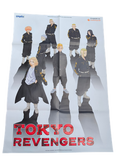 Poster Tokyo Revengers manga, personnages principaux, grand format, état plié