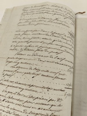 Lettre administrative manuscrite 1814, papier timbré, XIXe siècle