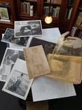 Photos anciennes vintage années 30-50 lot rétro + livret famille noir & blanc