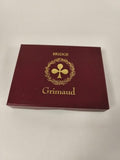 Coffret Bridge Grimaud 2 jeux 54 cartes, bordeaux décor doré Renoir
