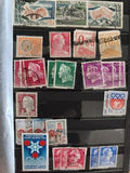 Lot de timbres vintage France anciens, collection philatélie rétro rare occasion