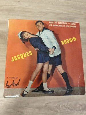 Vinyle 45T vintage Jacques Bodoin Festival FY2400M pochette couleur années 60