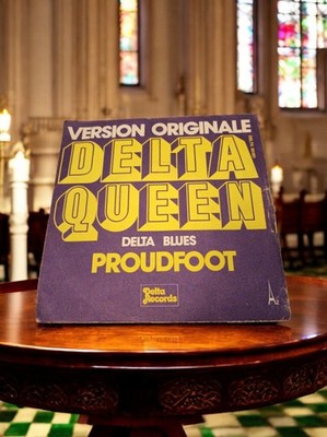 Vinyle 45 tours Delta Queen Proudfoot Delta Blues Delta Records rétro
