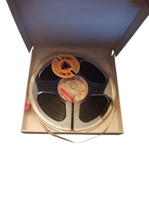 Bande magnétique audio vintage, boîte “Christmas Celebration”, ancien film sonor