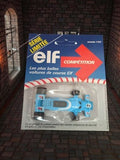 Voiture F1 miniature Elf série limitée, bleu rétro, 1:53, vintage, Renault
