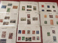 Lot anciens timbres collection monde vrac France Australie Vietnam philatélie