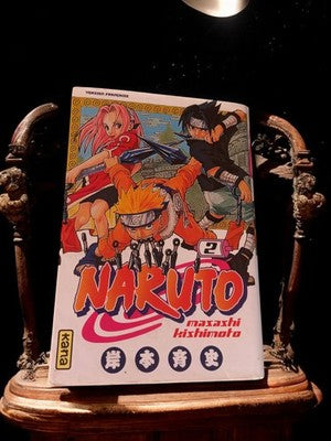 Manga Naruto Tome 2 édition française Kana vintage Masashi Kishimoto