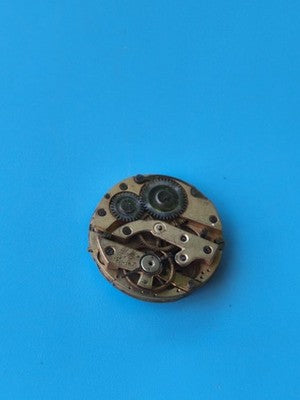 Ancienne montre gousset vintage pour pièces, cadran chiffres romains, à restaure