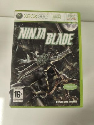 Boîte vide Xbox 360 Ninja Blade officielle, coffret d'origine sans disque ni not