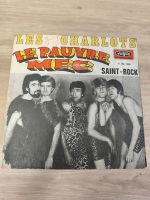 Vintage 45 tours Les Charlots ancien disque vinyle collection rétro état à resta