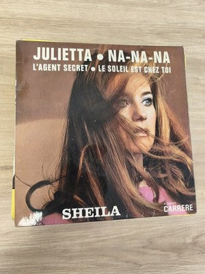 Vinyle 45 tours rétro Sheila ancien disque occasion collection vintage état