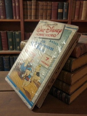 Cassette VHS Walt Disney rétro Les Trois Petits Cochons vintage animation