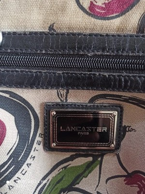 Sac bandoulière Lancaster femme motif cerises multicolore été chic