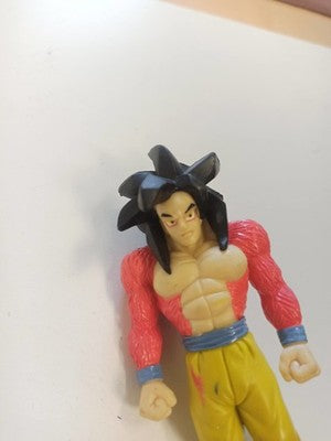 Figurine Dragon Ball GT vintage Goku Super Saiyan 4 rétro années 90 jouet ancien