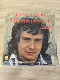 Vintage 45 tours ancien vinyle Michel Sardou disque rétro collection état usagé