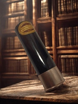 Bouteille ancienne Armagnac Le Coup Fumant du Chasseur déco vintage