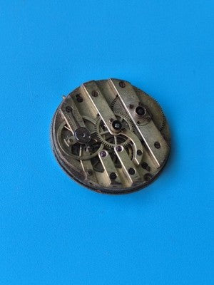 Cadran montre gousset ancien pour pièces, vintage, chiffres romains, à restaurer