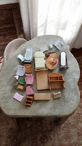 Ensemble mobilier maison poupée Sylvanian Families vintage accessoires déco