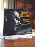 Vinyle 45 tours Georges Brassens Philips pochette noire vintage rétro