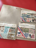 Lot ancien timbres monde et USA vrac philatélie, 2 pochettes collection