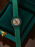 Montre femme vintage Alba Mickey Mouse quartz vert ancien modèle Disney