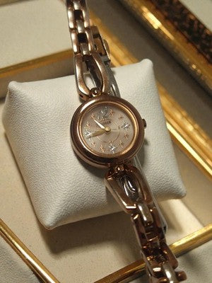 Montre femme Nicca vintage dorée cadran étoiles rétro montre-bracelet ancien