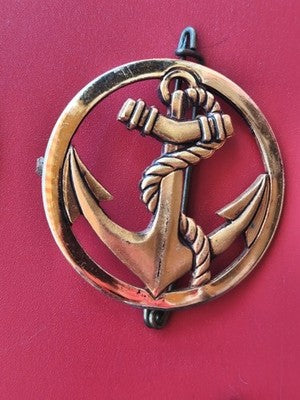 Ancien insigne militaire vintage pour béret, collection militaire rétro authenti