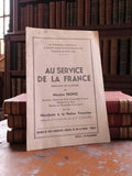 Livre ancien propagande communiste 1945 "Au service de la France" Thorez