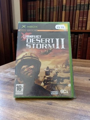 Jeu XBOX Conflict Desert Storm II complet vintage, Pivotal SCI, FPS guerre