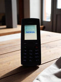 Téléphone portable Nokia vintage rétro noir – Mobile fonctionnel sans chargeur
