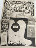 Ancien journal broderie Le Journal des Brodeuses 1950 motif vintage professionne