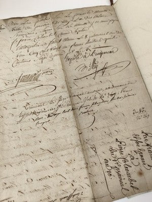 Lettre administrative manuscrite 1802, Consulat, cachet République