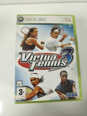 Jeu de tennis Virtua Tennis 3 pour Xbox 360, version française, complet, testé