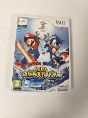 Boîte Nintendo Wii Mario & Sonic Jeux Olympiques d'Hiver Vancouver 2010 sans jeu