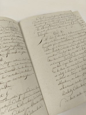 Ensemble de lettres administratives manuscrites XIXe, 1813, plume, timbres 25 c