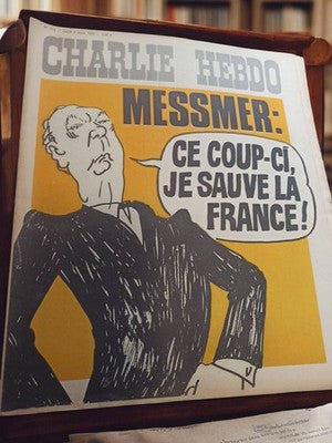 Journal Charlie Hebdo n°172 1974 Messmer vintage satire presse rétro