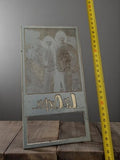 Plaque typographique vintage Les Cahoff – déco rétro publicitaire rare