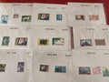 Lot ancien timbres du monde en vrac, collection philatélie, divers pays