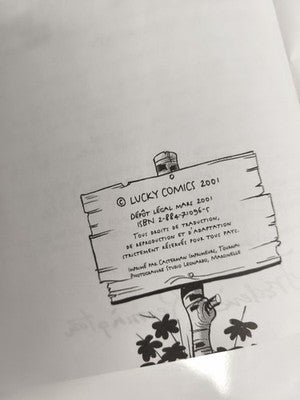 Bande dessinée Lucky Luke L'Artiste Peintre Lucky Comics 2001 BD Franco-Belge