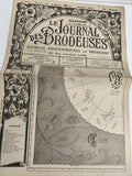 Ancien journal broderie 1950 Le Journal des Brodeuses motif vintage Lyon
