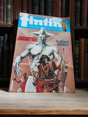 Magazine Tintin ancien Jugurtha couverture rétro vintage édition collector